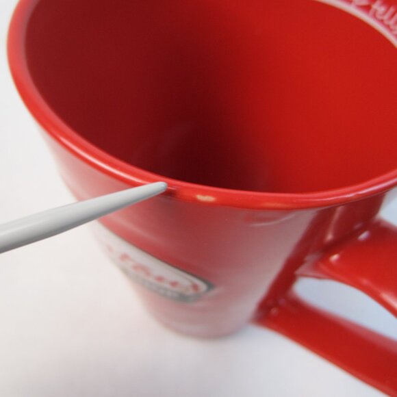 Tim Hortons Cafe & Bake Shop KUWAIT Coffee Mug Red Every Cup Tells a Story -Used - Picture 8 of 10